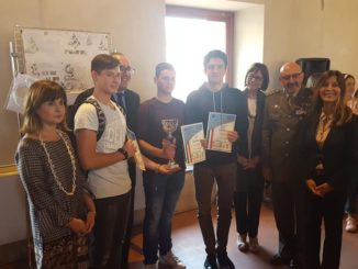 Premiazione dei ragazzi della 5A CAT del Rutelli al Concorso Progetta un Monumento ai caduti