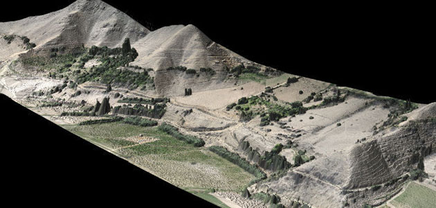modello di terreno 3D